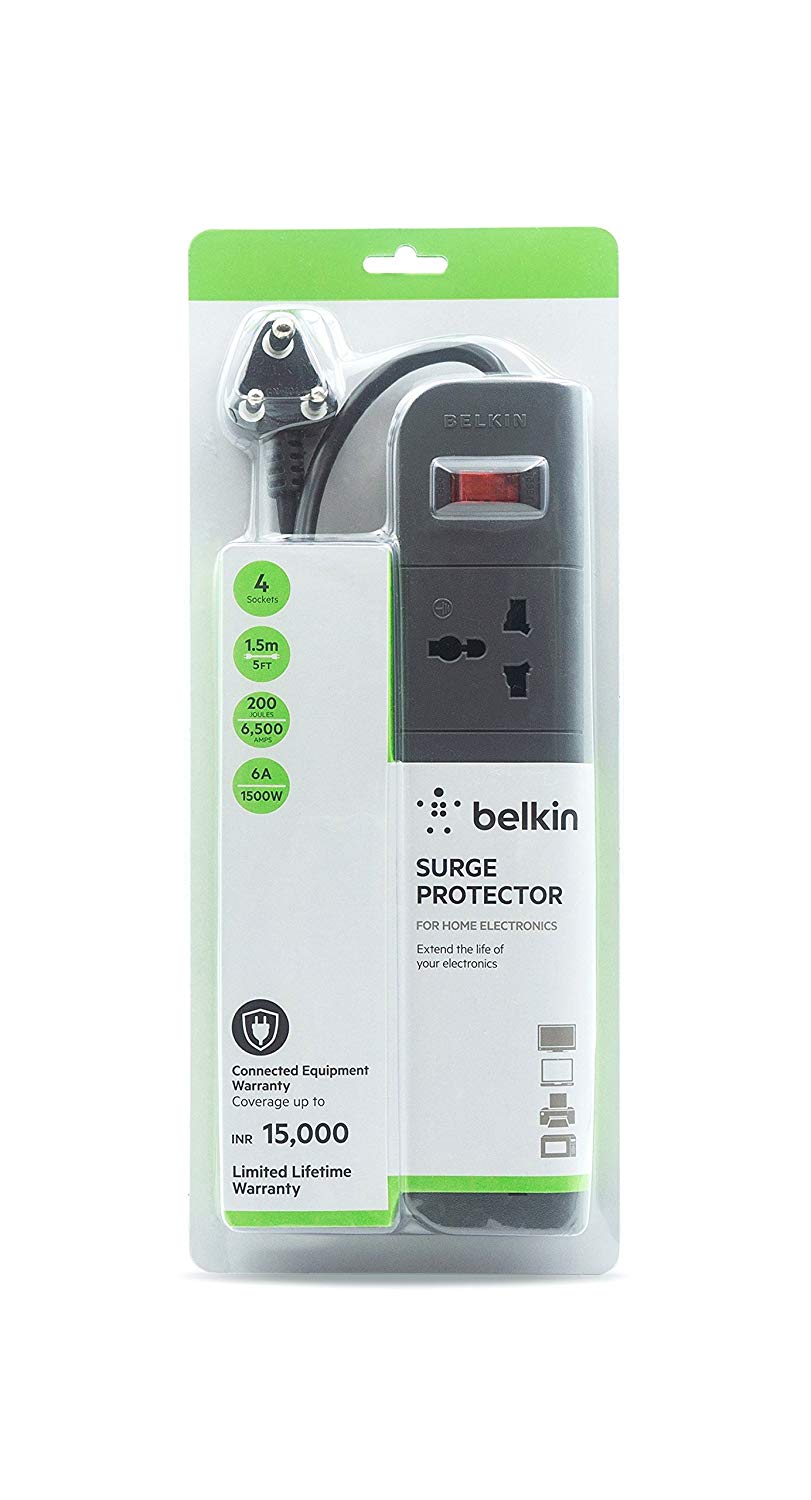 Belkin Surge Protector 4 Sockets